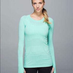 Lululemon long sleeve swiftly : Mint